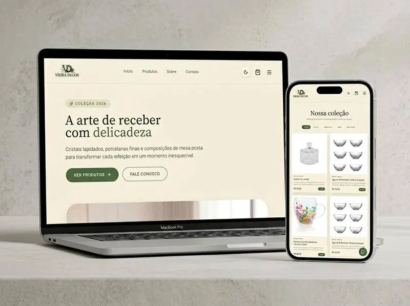 D. Vieira Decor — capas, tapetes e decoração